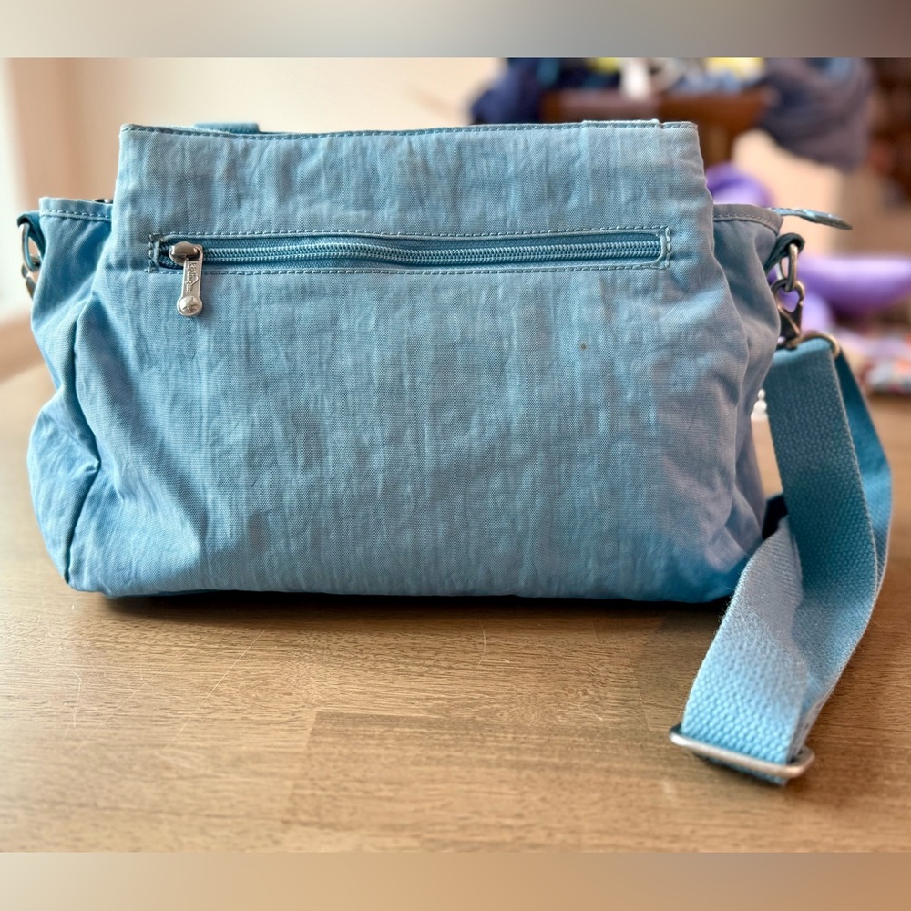 Kipling Elysian Satchel Blue Beam Shoulder Crossbody Bag - Picture 8 of 16